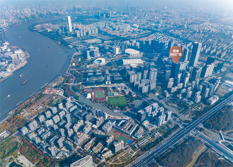 前滩时代广场大堂内部实景